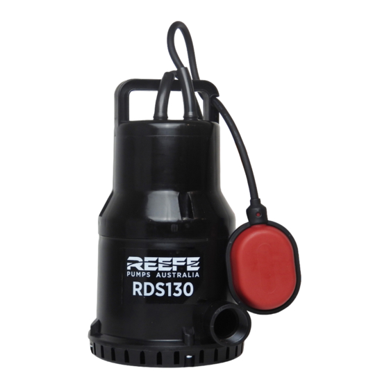 Reefe RDS130 Exploded View & Instruction Manual