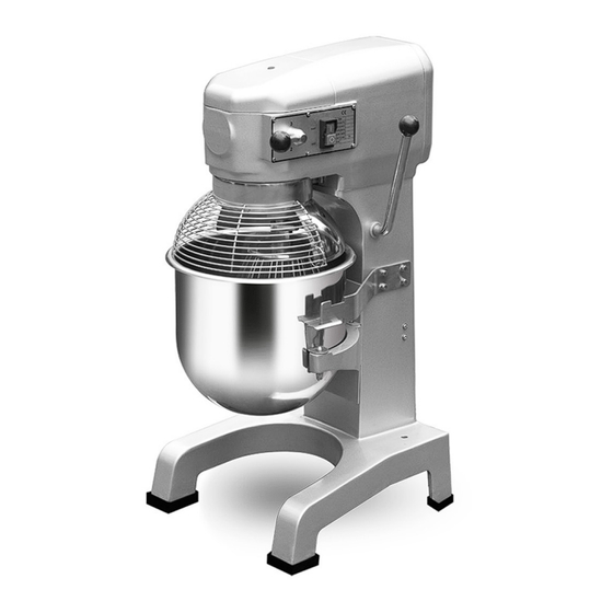 Galaxy Equipment 177GMIX10 Stand Mixer Manuals