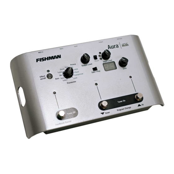 Fishman Aura Owner's Manual