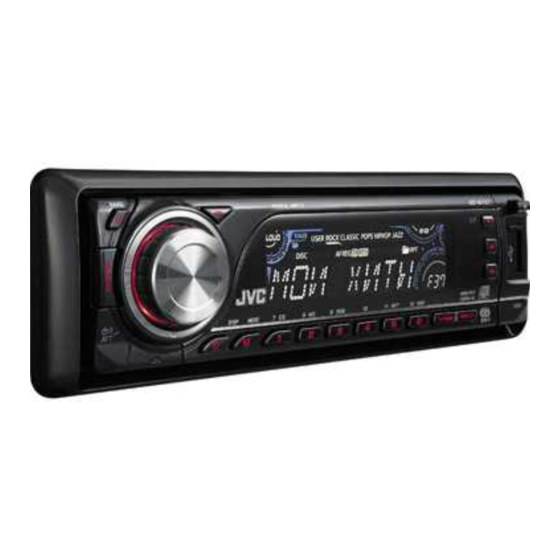 JVC KD-G737 Instructions Manual