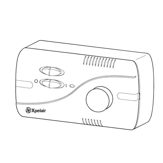 Xpelair WAC6 Installation And Operating Instructions Manual