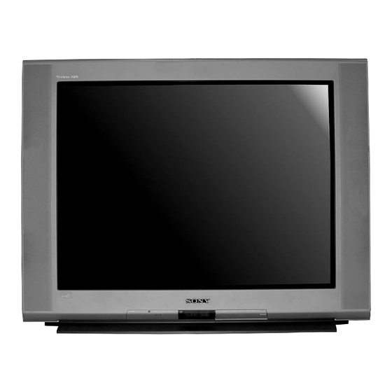 Sony TRINITRON AA-2U Service Manual