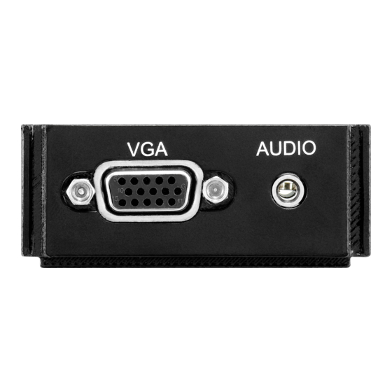 AMX HPX-AV100-RGB+A Installation Manual