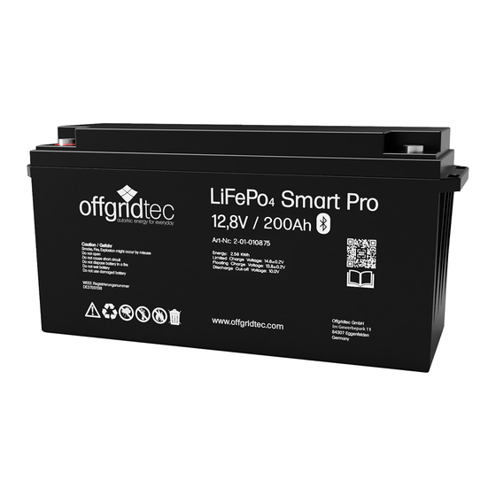 Offgridtec Smart-Pro Series Manuals