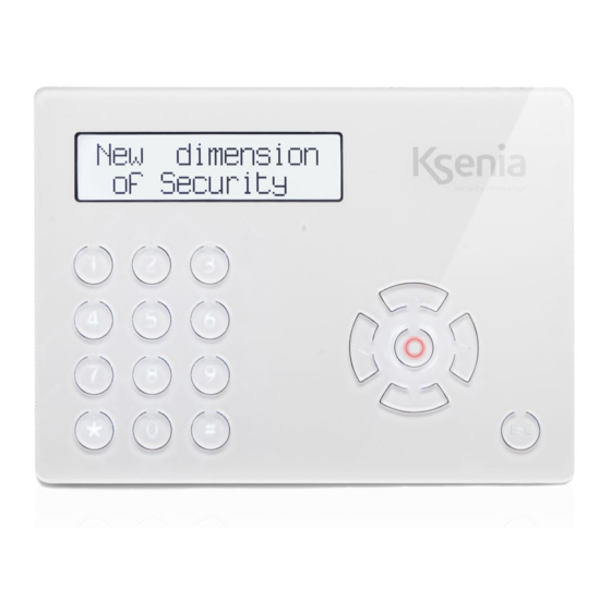 Ksenia ergo wls Installation Manual