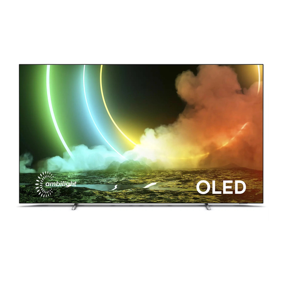 Philips OLED706 Series Quick Start Manual
