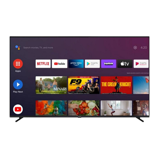Aiwa 65QS8003UHD Quick Manual