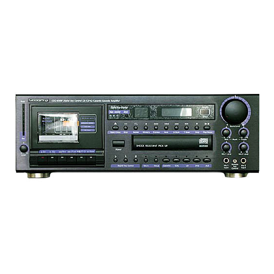 VocoPro CDG-600RF Owner's Manual