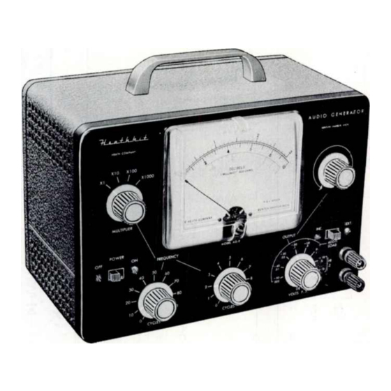 Heathkit AG-9 Manual