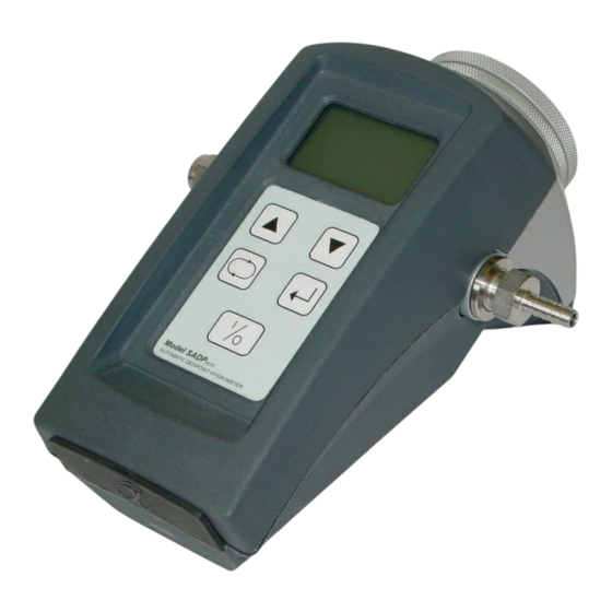 Alpha Moisture Systems SADPmini Instruction Manual