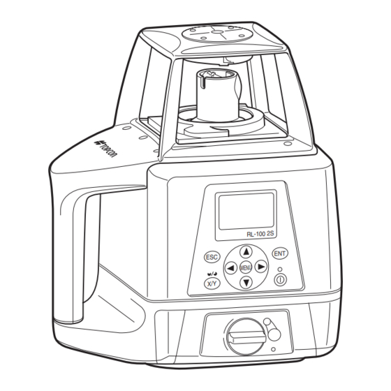 Topcon RL-100 2S Instruction Manual