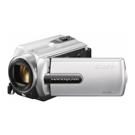 Sony DCR-PJ5 Handycam Operating Manual