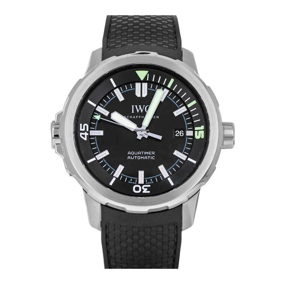 iwc Aquatimer Automatic Operating Instructions Manual