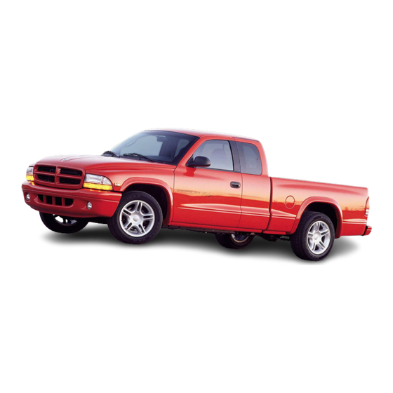 Dodge Dakota 4x4 2001 Service Manual