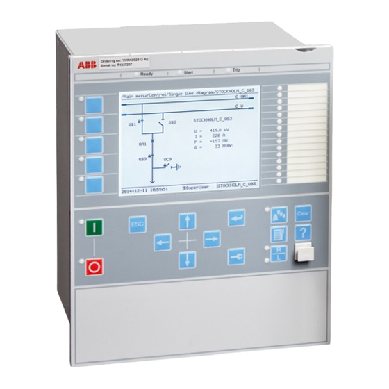 ABB RELION 670 Series Applications Manual