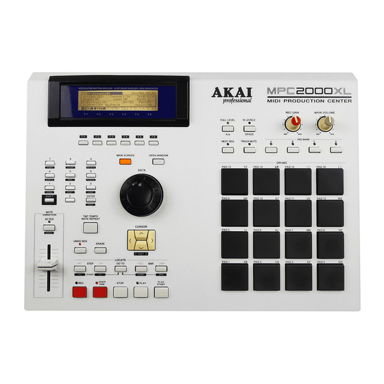 Akai MPC 2000XL Upgrade Manual