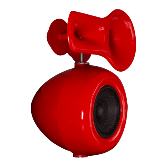 Pequod TWISTER 3.1 Passive Horn Speaker Manuals