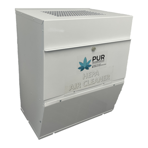 PUR HEPA PD-HEPADM400-VS Owner's Manual