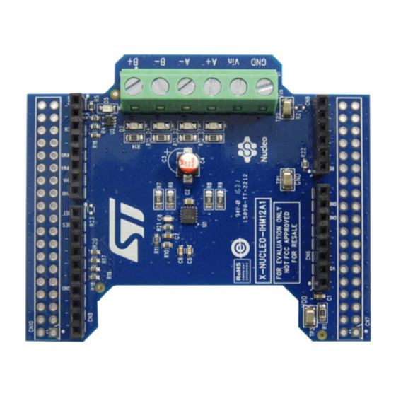 User Manuals: ST X-CUBE-SPN12 Brush Motor Driver