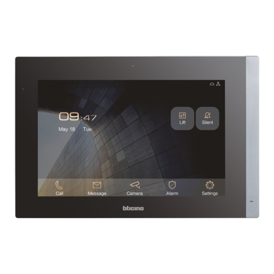 Bticino 373001 Quick Start Manual