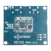 Acconeer Entry+ XE125 Hardware User's Manual