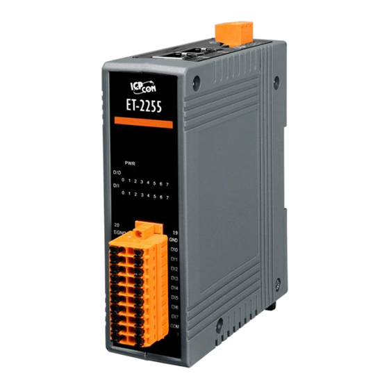 ICP DAS USA ET-2255 Series Quick Start Manual