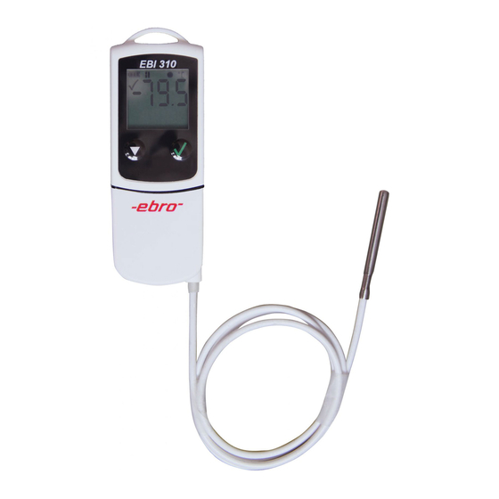 Xylem ebro EBI 310 Manual