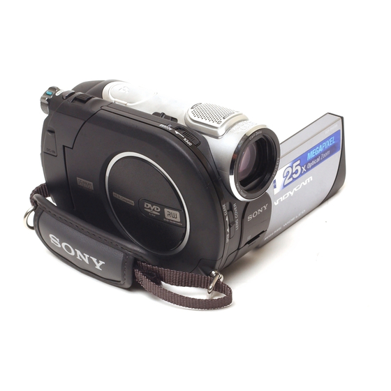 Sony Handycam DCR-DVD608 Manuals