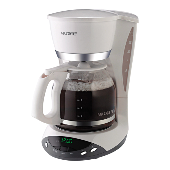 Mr. Coffee DW12 User Manual