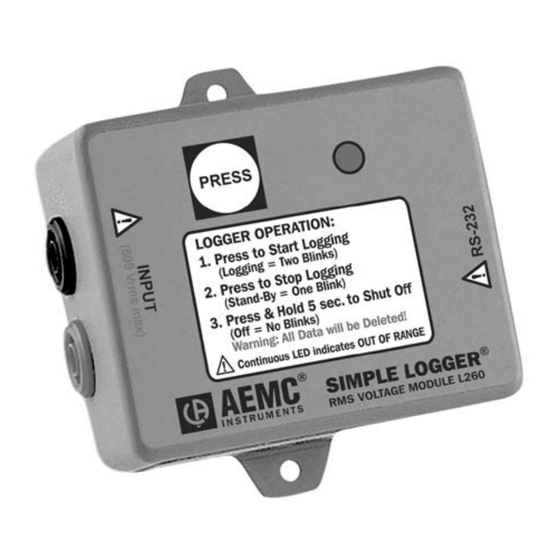 AEMC L205 User Manual