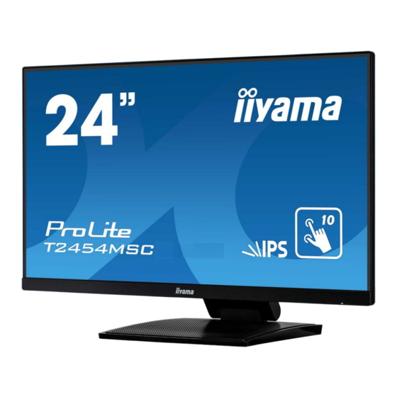 Iiyama ProLite T2454MSC User Manual