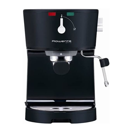 Rowenta Opio Espresso Machine Manuals