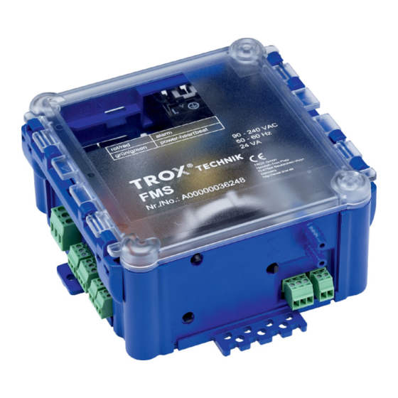 Trox Technik FMS-1 Assembly Instructions Manual