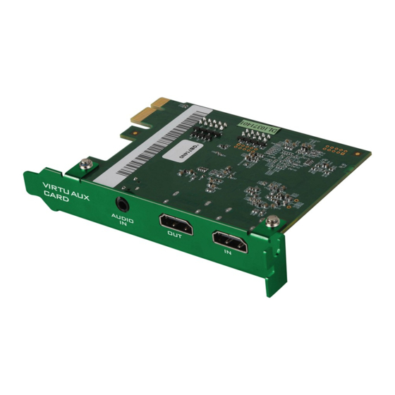 Datavideo TVS-1200 Quick Start Manual