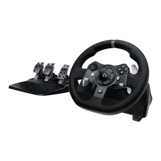 Logitech Driving Force G920 User Manual