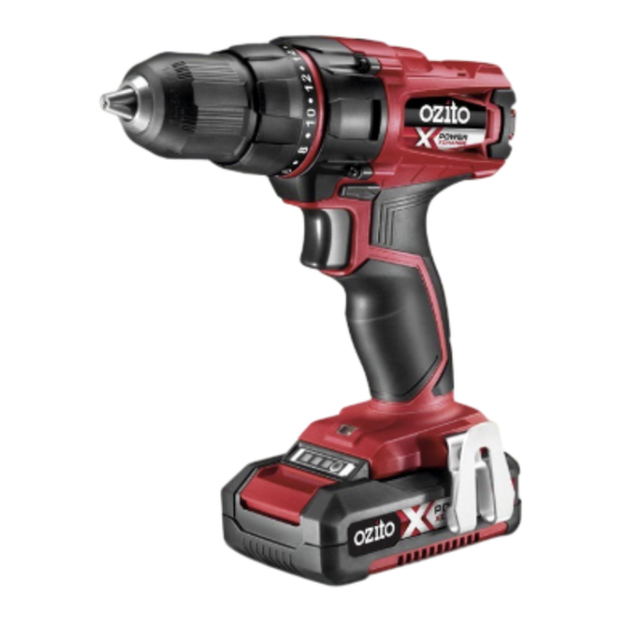 User Manuals: Ozito POWER XCHANGE PXDDK-200 Drill