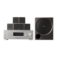 Sony HT-DDW790 Operating Instructions Manual
