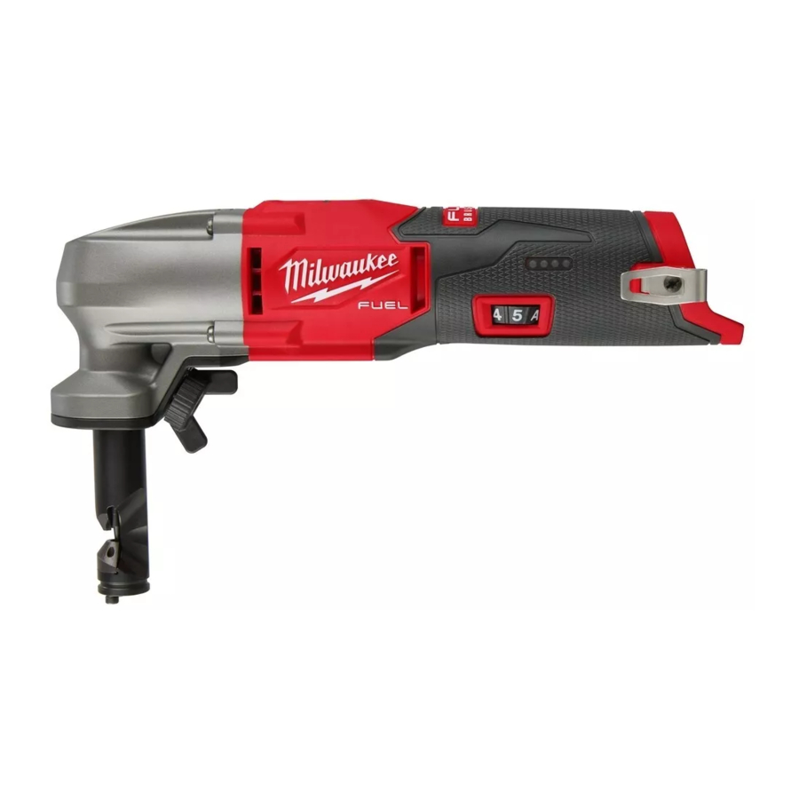 Milwaukee M12 FUEL 2476-20 - 16GA NIBBLER Manual