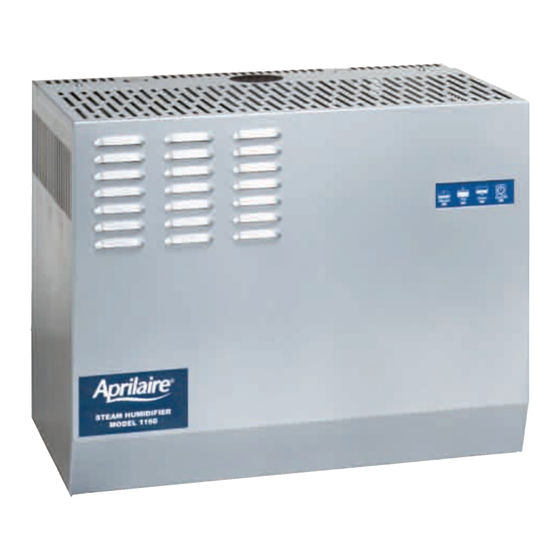 Aprilaire 1150 Quick Manual