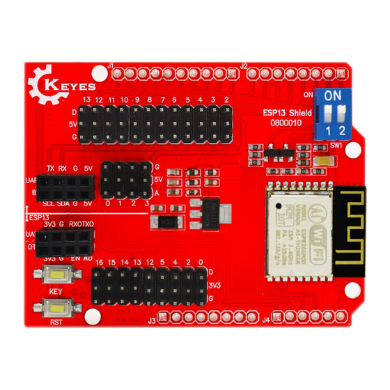 User Manuals: Arduino UNO R3 ESP8266 Web Server Module