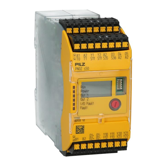Pilz PNOZ s50 Manuals