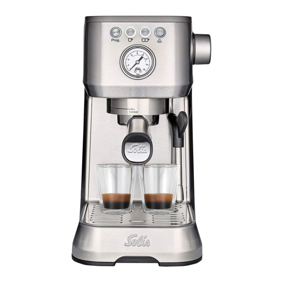 SOLIS BARISTA PERFETTA PLUS Manuals