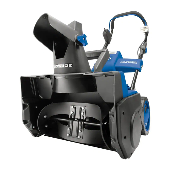 SNOWJOE iON iON18SBRM Operator's Manual