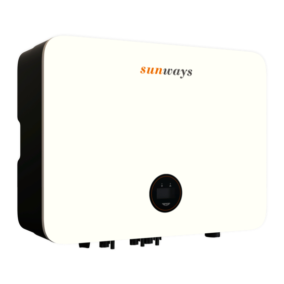 Sunways STS 7-11KTL User Manual