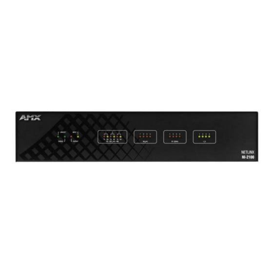 Harman AMX NI-2100 Hardware Reference Manual