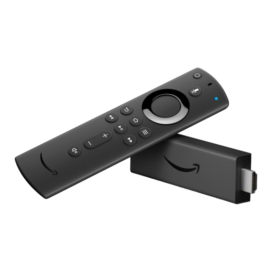 Amazon Fire TV Stick 4K Quick Start Manual