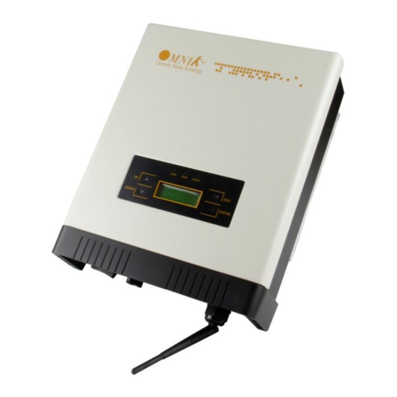 Omnik New Energy Omniksol-1k-TL2 User Manual