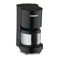 Cuisinart DCC-450PK - Coffeemakers With Stainless-Steel Carafe Instruction And Recipe Booklet