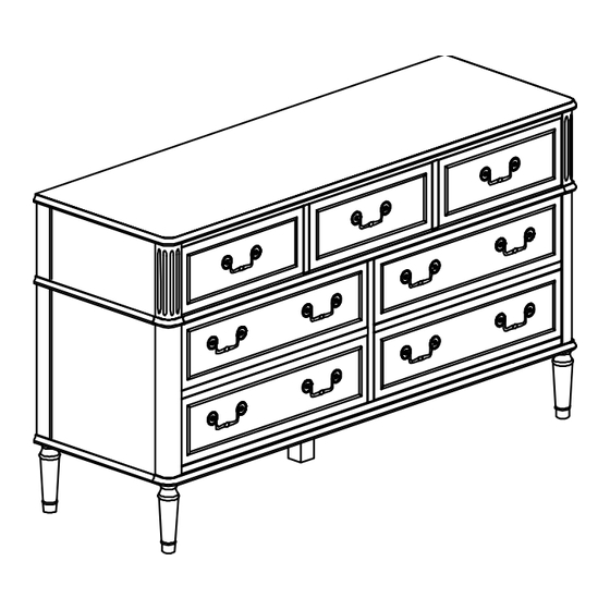 pottery barn kids ZOEY XW DRESSER Manual