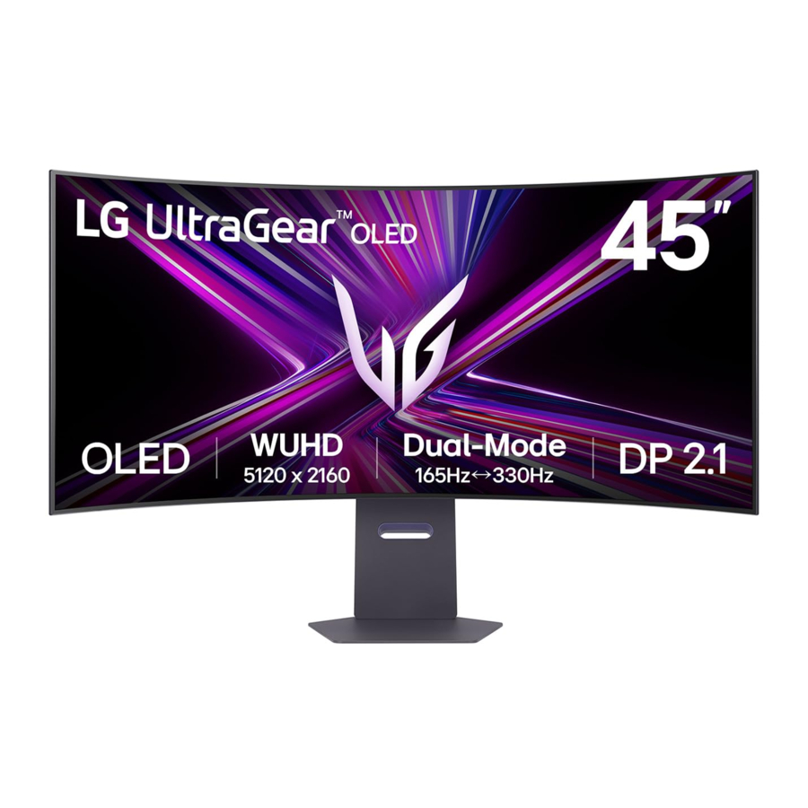 LG UltraGear 45GX950A Manual